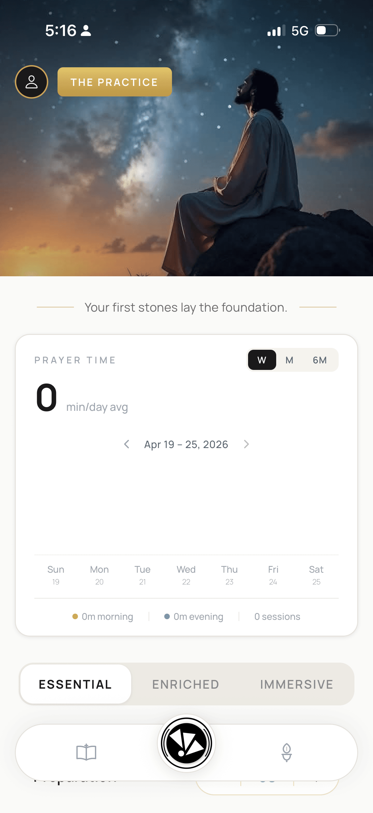 The Sanctus app — daily contemplative practice.